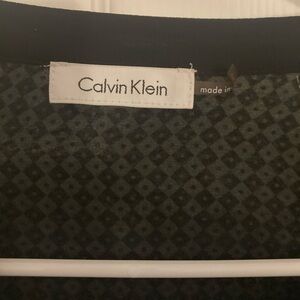 Calvin Klein Black Geometric Print Top